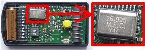 T�l�commande : NICE K4 26.995 MHz a 4 boutons