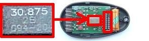 T�l�commande : SIMINOR 38-2nls a 2 boutons