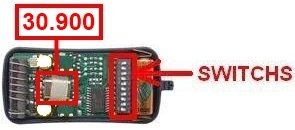 T�l�commande : ALLMATIC AKMY2 30.900Mhz a 2 boutons