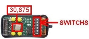 T�l�commande : ALLMATIC AKMY4 30.875 MHz a 4 boutons