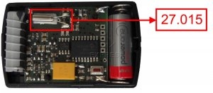 T�l�commande : H�RMANN HSM4 27.015 MHz a 4 boutons