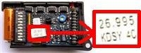 T�l�commande : PRASTEL KMFT4P 26.995 MHz