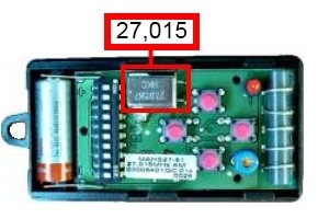 T�l�commande : DICKERT MAHS27-04 a 4 boutons