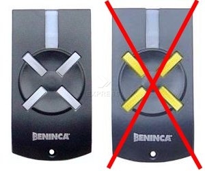 T�l�commande : BENINCA T4WV a 4 boutons