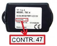 Télécommande : V2 TSC4 