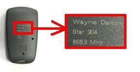 T�l�commande : WAYNE-DALTON STAR-304 a 4 boutons