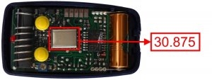 T�l�commande : NICE BT2K 30.875 MHz a 2 boutons
