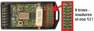 T�l�commande : CARDIN S466-TX2 P9 a 2 boutons