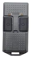 émetteur Cardin S466-TX2 : ouvrez votre télécommande pour en identifier la fréquence photo du modèle CARDIN S466-TX2, 2 boutons de couleur noire