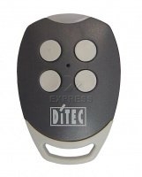 la télécommande Ditec Gol 4, boitier gris foncé et bouton gris clairs