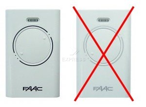 T�l�commande : FAAC XT2 868 SLH a 2 boutons