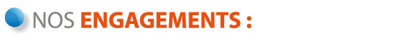 Nos engagements