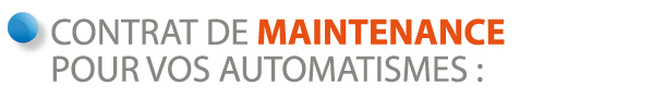 contrat de maintenance