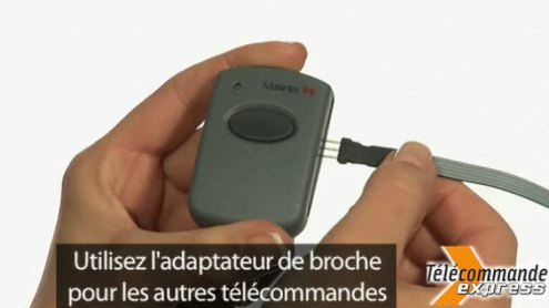 Adaptateur pour le raccordement de deux t�l�commandes � broche diff�rentes