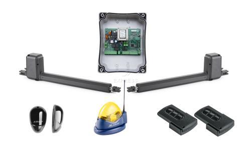 Motorisation portail battant Allmatic kit hyper 400 230v