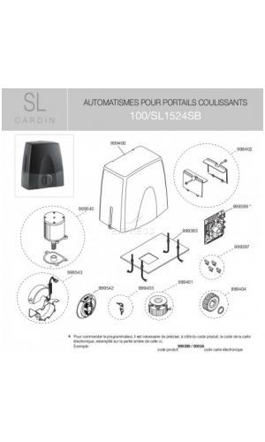 Carte électronique Cardin ypr860b02 999554