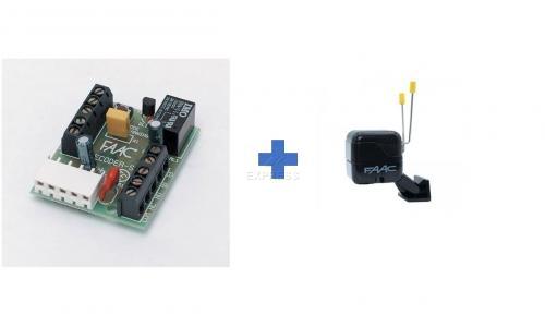 RÃ©cepteur faac decodeur sl avec recepteur plus 433