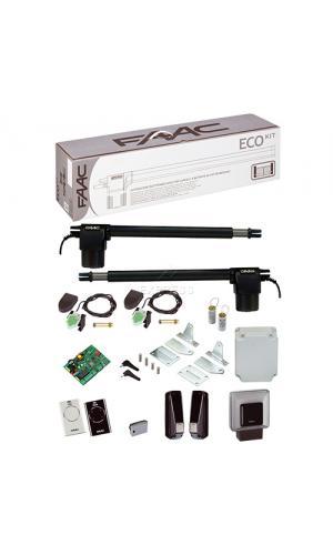Motorisation portail battant Faac ecokit 412 integral 105632146
