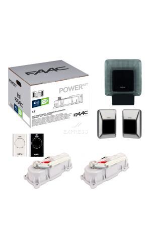 Motorisation portail enterré Faac powerkit 230v