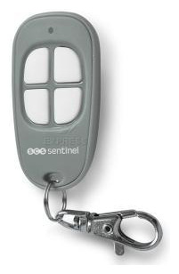 Scs CONTROLGATE GREY Télécommande portail 4 boutons 433.92 MHz - Telecommande Express