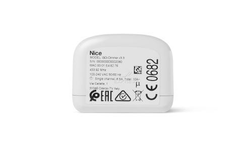 Récepteur nice bidi dimmer