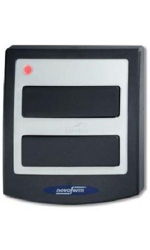 Novoferm BOUTON POUSSOIR RADIO NFF15047 Télécommande portail 2 boutons 433.92 MHz - Telecommande Express