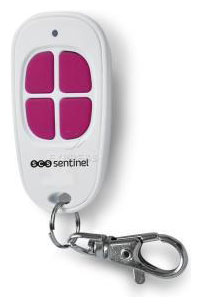 Scs CONTROLGATE FUCHSIA Télécommande portail 4 boutons 433.92 MHz - Telecommande Express