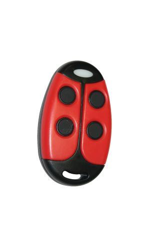 Sea COCCINELLA COPY RED TX4 Télécommande portail 4 boutons 433.92 MHz - Telecommande Express