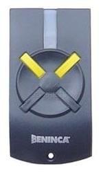 Beninca T 2WK Télécommande portail 2 boutons 433.92 MHz - Telecommande Express