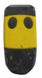 Cardin S 449 QZ2 YELLOW Télécommande portail 2 boutons 433.92 MHz - Telecommande Express