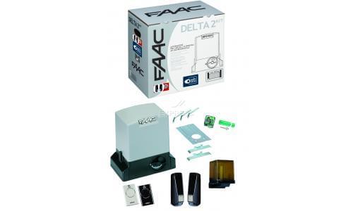 Motorisation portail coulissant Faac delta kit integral