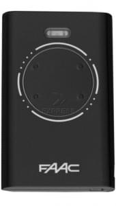 Faac XT 4 433 SLH BLACK Télécommande portail 4 boutons 433.92 MHz - Telecommande Express