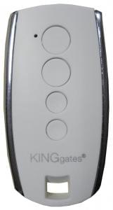 King gates STYLO 4K WHITE Télécommande portail 4 boutons 433.92 MHz - Telecommande Express
