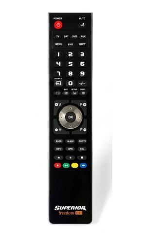 Télécommande TV Superior FREEDOM MICRO USB 4IN1 BLACK Originale